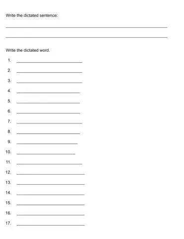  Spelling test - Lesson 7