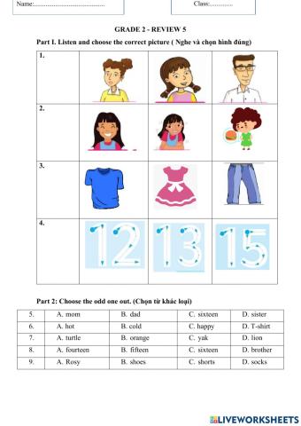 REVIEW NO.2 FOR GRADE 2