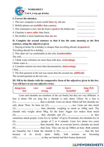 EOW4. Unit 6. Advanced Grammar 1