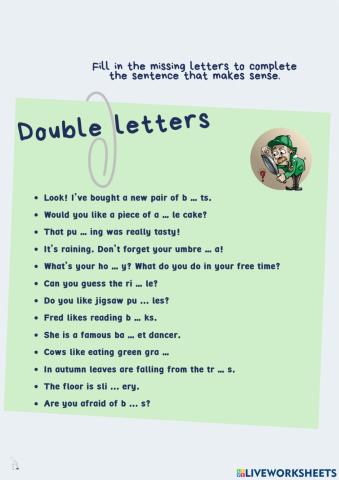 Double Letters