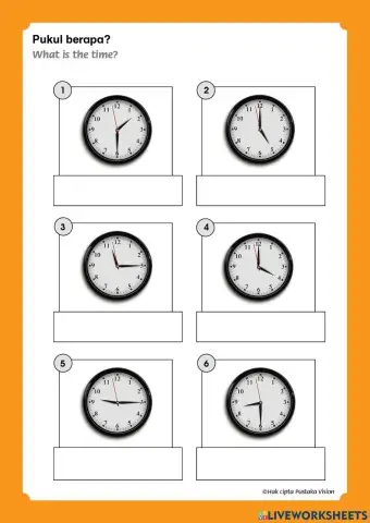 Unit 5: Masa dan Waktu