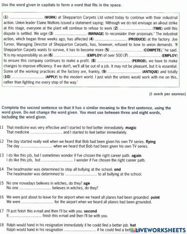 Unit 5&6 review -grammar