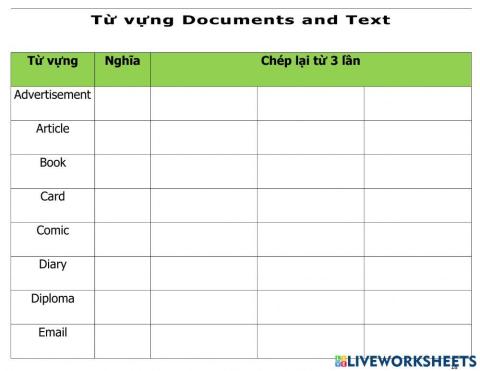 TV-K-Documents and Text