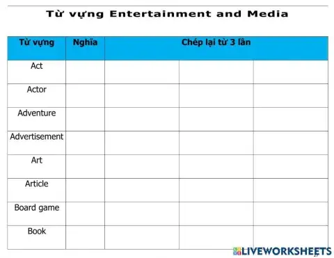 TV-K-Entertainment and Media
