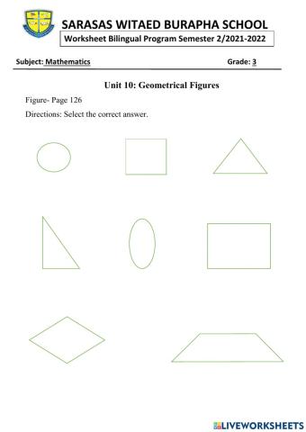 Unit 10:Geometrical Figures