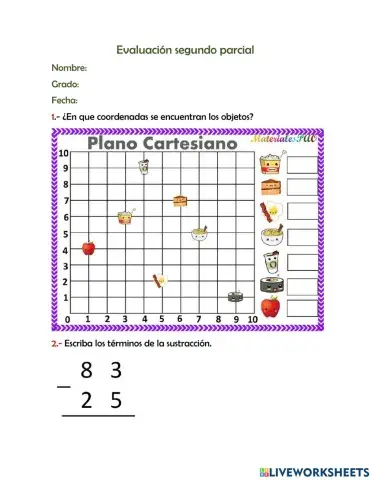 Evaluaqcion de 3r grado