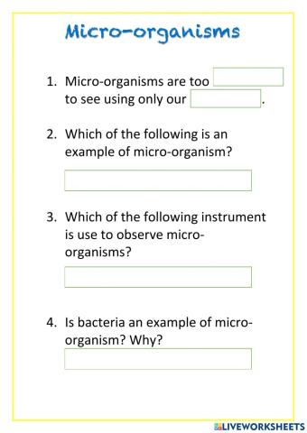 Micro-organisms
