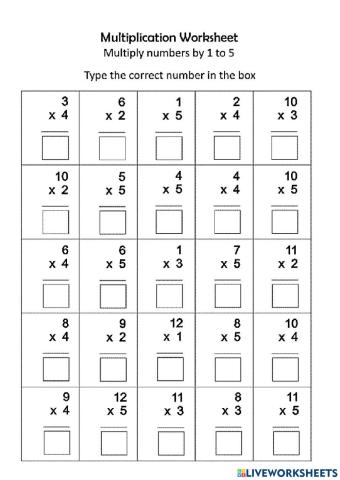 Multiplication and Division