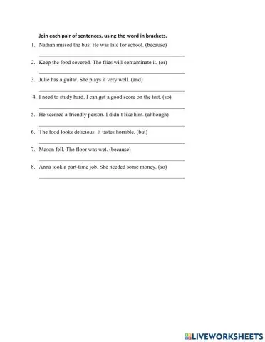 Coordinating Conjunctions