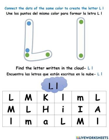 Letter L l-Mm