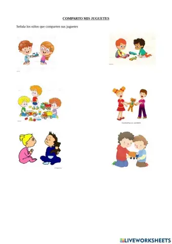 Comparto mis juguetes