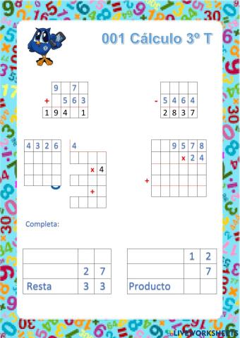 001 CÁLCULO 3º Trimestre