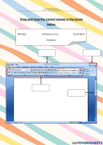 Microsoft Word Window