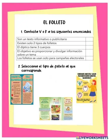 El folleto