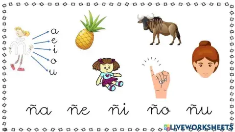 Juego letra ñ