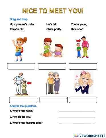 Adjectives & about myself