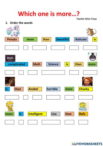 Which one is more....?