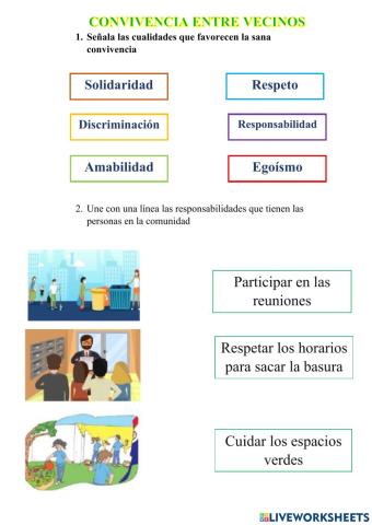 Convivencia entre vecinos