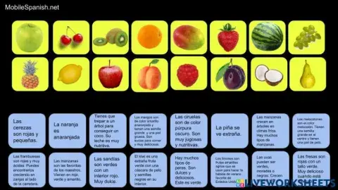 Las frutas