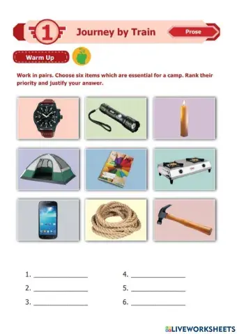 7th Std English Term-3 Journey by Train