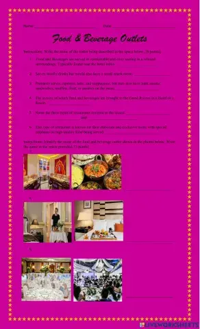 Food & Beverage Outlets