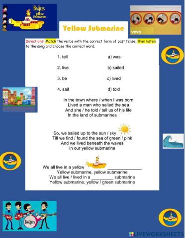 Yellow Submarine song