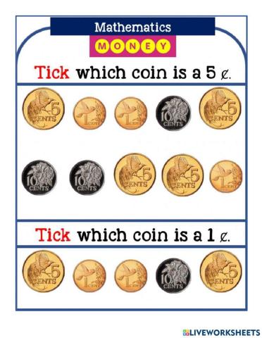 Money Coins of T&T