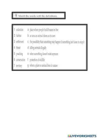 Man in conflict with nature