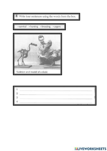 Man in conflict with nature