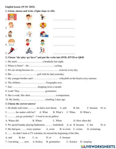 Group 4 - Health problem - homework