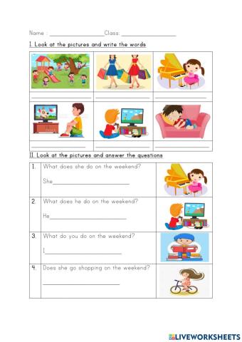 Review - Unit 5 - grade 3