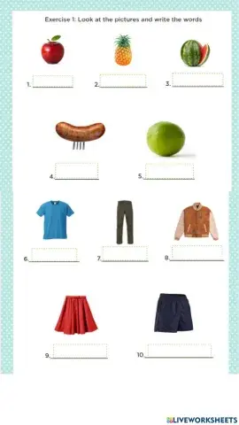 Get ready for starters- Review 1