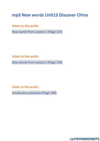 Unit12 discover mp3