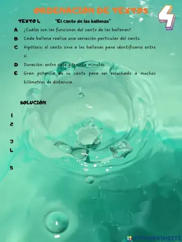 Ordenación de textos 4