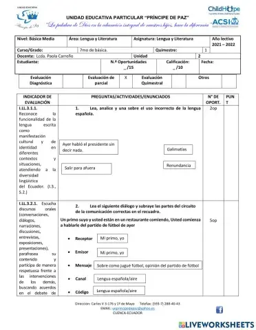Prueba de lengua-nee