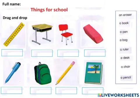 Things for school