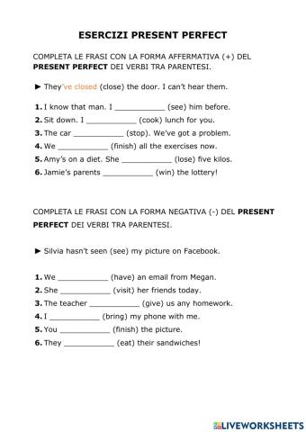 Present perfect