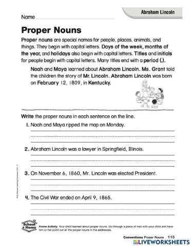 Proper nouns