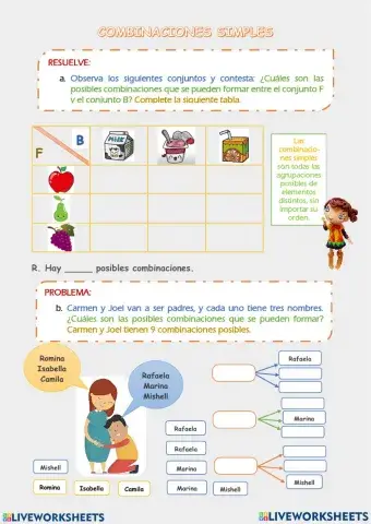 Combinaciones simples