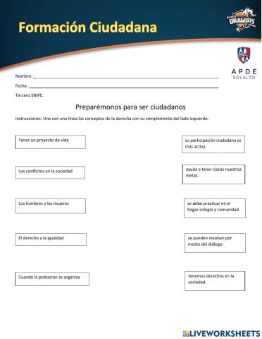 Preparando la cuidadanía