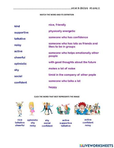 Describing People (personality)