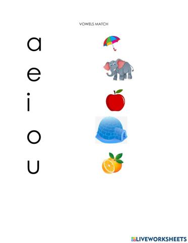 Short vowels match
