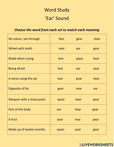 Ear Sound