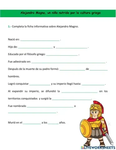 Alejandro Magno, un niño nutrido por la cultura griega