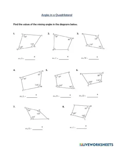 Angles in a Quadrilateral