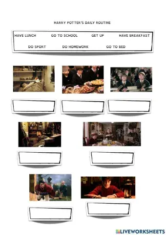 Harry Potter's Daily Routine