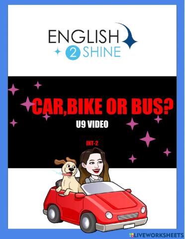 Car,bike or bus?