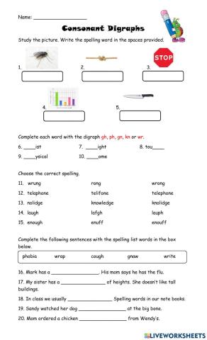 Consonant Digraphs