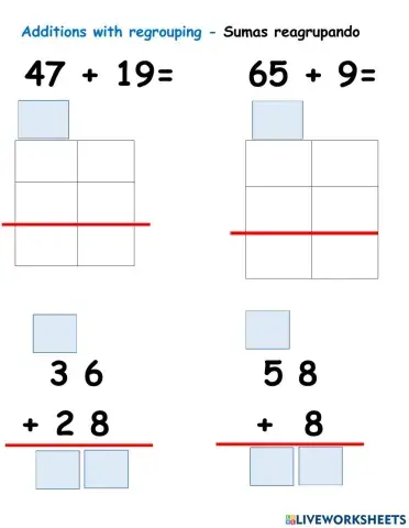 Additions and subtractions