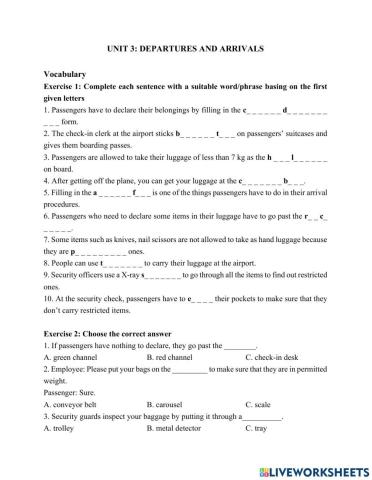 Revision Voc and Gram Unit 3 DLKSCB4